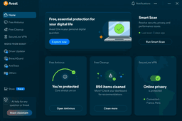 Avast Free Antivirus screenshot 2