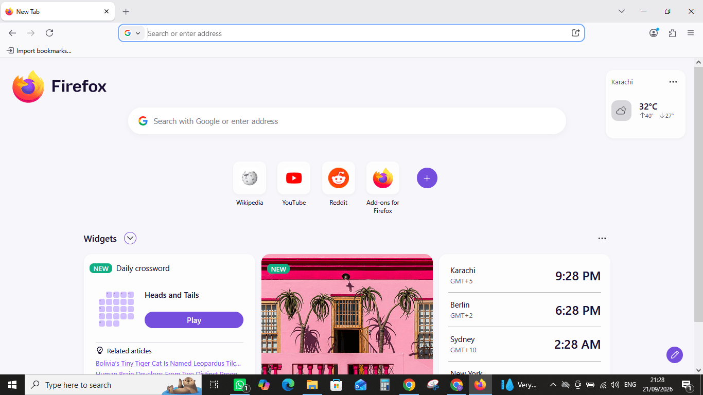متصفح فايرفوكس screenshot 1