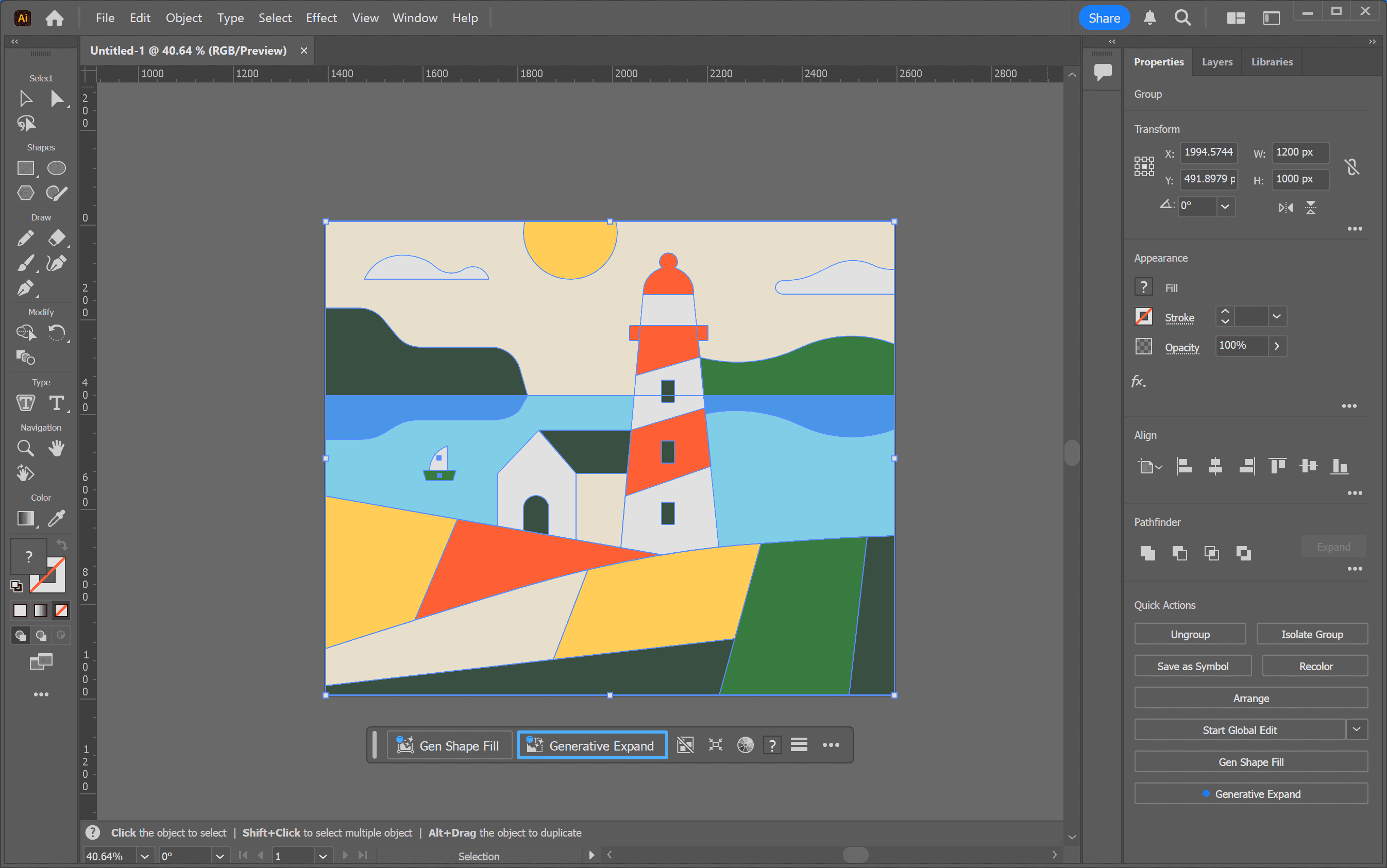 Adobe Illustrator screenshot 1
